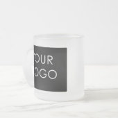 モダンプロフェッショナル会社のロゴプロモーション フロストグラスマグカップ (正面左)