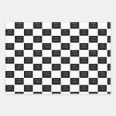 モダンプロフェッショナル会社のロゴプロモーション ラッピングペーパーシート (正面2)