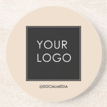 モダンプロフェッショナル会社のロゴベージュ