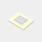 モダンプロフェッショナル会社のロゴ黄色 ポストイット (アングル)