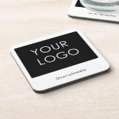 モダンプロフェッショナル会社のロゴ コースター (左側)