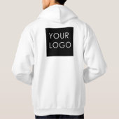 モダンプロフェッショナル会社のロゴ パーカ (裏面)