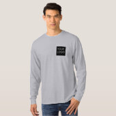 モダンプロフェッショナル会社のロゴ Tシャツ (正面フル)