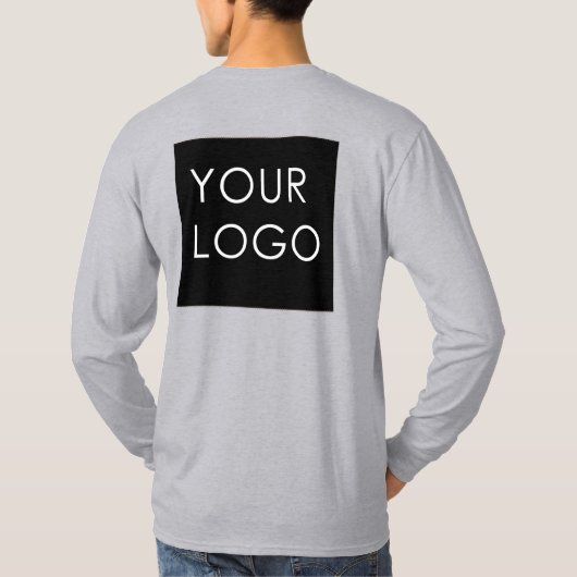 モダンプロフェッショナル会社のロゴ Tシャツ (裏面)