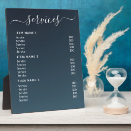 モダンプロフェッショナル価格表 フォトプラーク