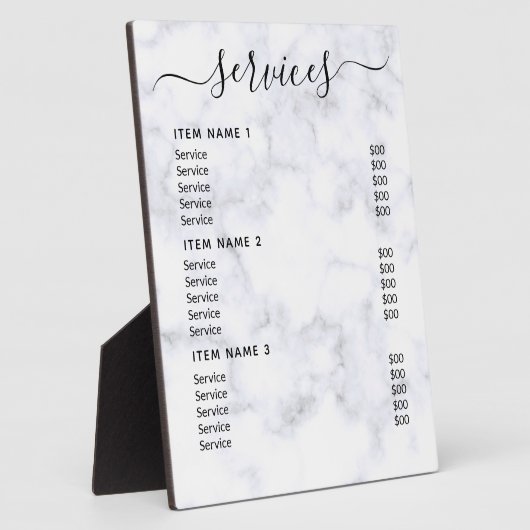 モダンプロフェッショナル価格表 フォトプラーク (側面)