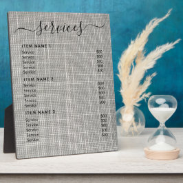 モダンプロフェッショナル価格表 フォトプラーク