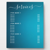 モダンプロフェッショナル価格表 フォトプラーク (正面)