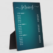 モダンプロフェッショナル価格表 フォトプラーク (側面)