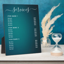 モダンプロフェッショナル価格表 フォトプラーク