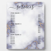 モダンプロフェッショナル価格表 フォトプラーク (正面)