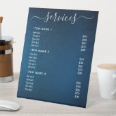 モダンプロフェッショナル価格表 台座サイン (インサイチュ)