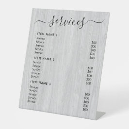 モダンプロフェッショナル価格表 台座サイン