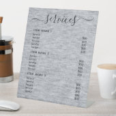 モダンプロフェッショナル価格表 台座サイン (インサイチュ)