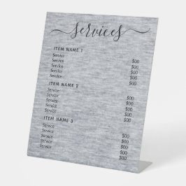 モダンプロフェッショナル価格表 台座サイン