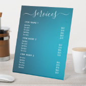 モダンプロフェッショナル価格表 台座サイン (インサイチュ)