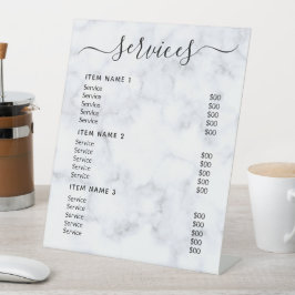 モダンプロフェッショナル価格表 台座サイン