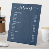 モダンプロフェッショナル価格表 台座サイン (インサイチュ)