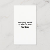 モダンプロフェッショナル写真とロゴの追加 名刺 (裏面)