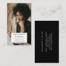 モダンプロフェッショナル写真名刺 名刺