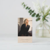 モダンプロフェッショナル写真名刺 名刺 (スタンド正面)