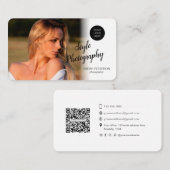 モダンプロフェッショナル写真家 名刺 (正面/裏面)