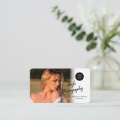 モダンプロフェッショナル写真家 名刺 (スタンド正面)