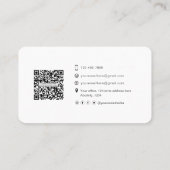 モダンプロフェッショナル写真家 名刺 (裏面)