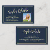 モダンプロフェッショナル写真院紹介 名刺 (正面/裏面)