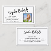 モダンプロフェッショナル写真院紹介 名刺 (正面/裏面)