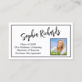 モダンプロフェッショナル写真院紹介 名刺 (正面)