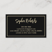 モダンプロフェッショナル写真院紹介 名刺 (裏面)