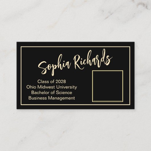 モダンプロフェッショナル写真院紹介 名刺 (正面)