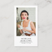 モダンプロフェッショナル写真 名刺 (正面)