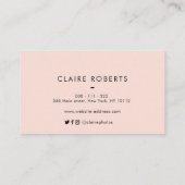 モダンプロフェッショナル割引 名刺 (裏面)