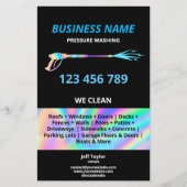 モダンプロフェッショナル加圧洗浄力洗浄 チラシ (正面)