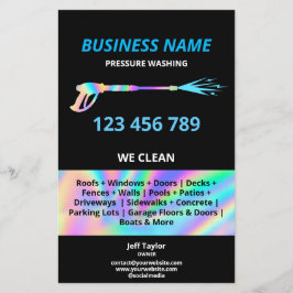 モダンプロフェッショナル加圧洗浄力洗浄 チラシ