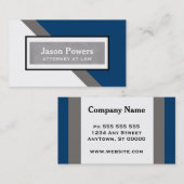 モダンプロフェッショナル名刺の両面 名刺 (正面/裏面)