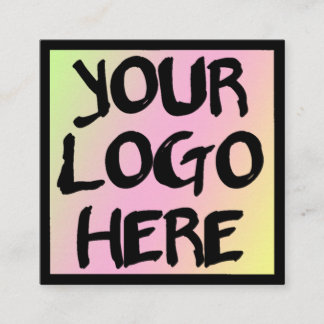 モダンプロフェッショナル名刺テンプレート スクエア名刺