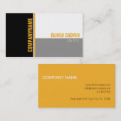 モダンプロフェッショナル名刺テンプレート 名刺 (正面/裏面)