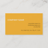 モダンプロフェッショナル名刺テンプレート 名刺 (裏面)