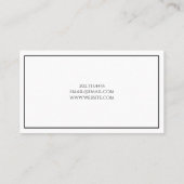 モダンプロフェッショナル名刺 名刺 (裏面)