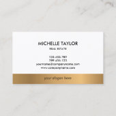 モダンプロフェッショナル実在エステートスクリプトハウスブシン 名刺 (裏面)