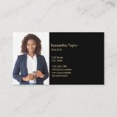 モダンプロフェッショナル実在エステートハウスパームビーチ 名刺 (裏面)