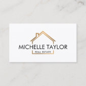 モダンプロフェッショナル実在エステートハウス挿入写真 名刺 (正面)