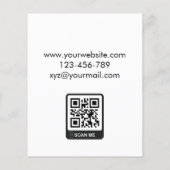 モダンプロフェッショナル実在不動産代理カスタム人 チラシ (裏面)