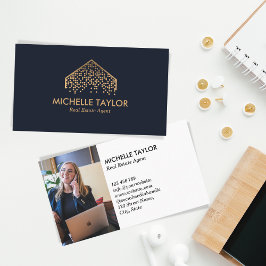 モダンプロフェッショナル実在不動産仲介業者写真 名刺