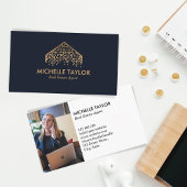 モダンプロフェッショナル実在不動産仲介業者写真 名刺