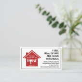 モダンプロフェッショナル実在不動産業者 名刺 (スタンド正面)