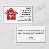 モダンプロフェッショナル実在不動産業者 名刺 (正面/裏面)